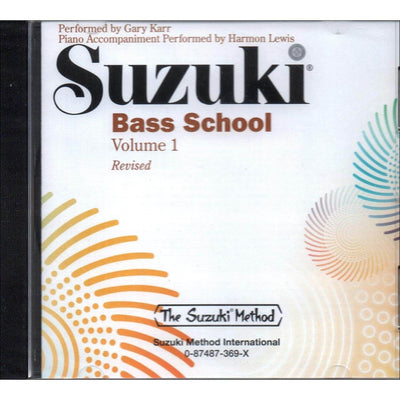 ALFRED 000369 Suzuki Bass School CD, Volume 1 [String Bass] - Ray's Midbell Music