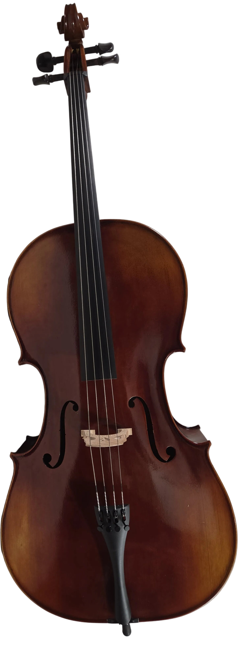 Cedar Music CBCLO44OFT 4/4 Cello with French Bridge, Bow, and Gig Bag