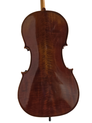 Cedar Music CDCLO44OFT 4/4 Cello with French Bridge, Bow, and Gig Bag