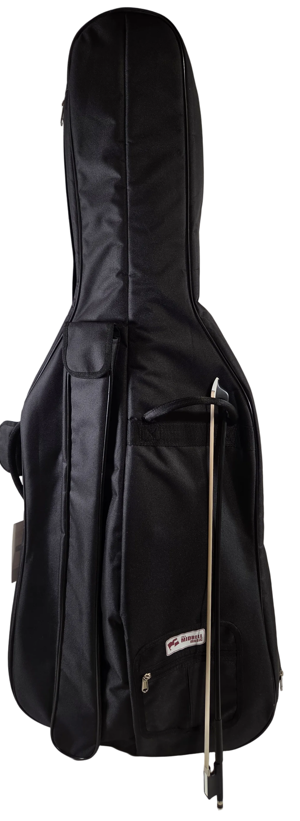Cedar Music CDCLO44OFT 4/4 Cello with French Bridge, Bow, and Gig Bag