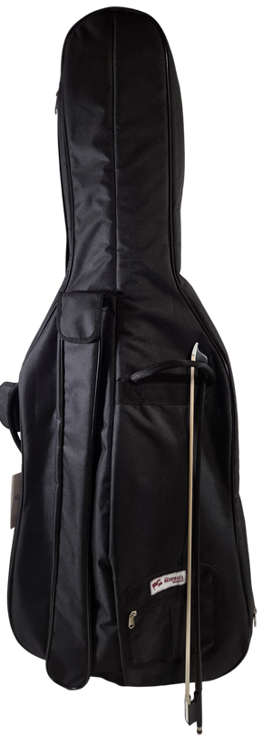Cedar Music CDCLO44OFT 4/4 Cello with French Bridge, Bow, and Gig Bag