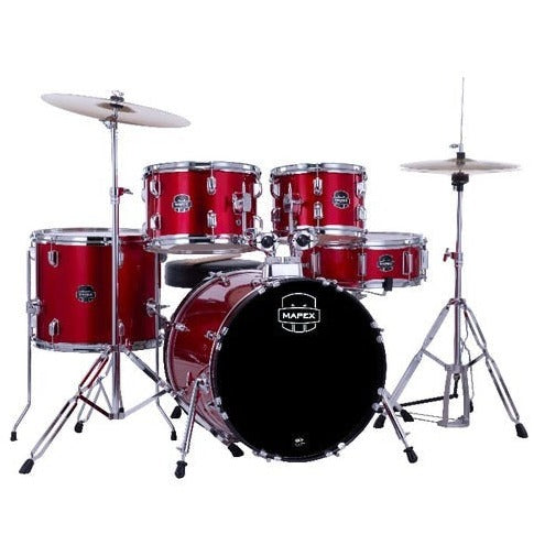 Mapex CM5294FTCIR Comet 5 Piece Complete Drum Set w/ 22" Bass (Infra Red)