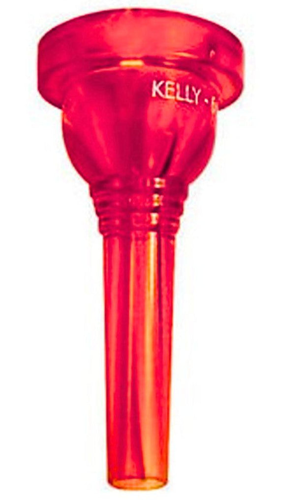 KELLY TB65CR 6.5 Lexan Small Shank Trombone Mouthpiece (Crystal Red)