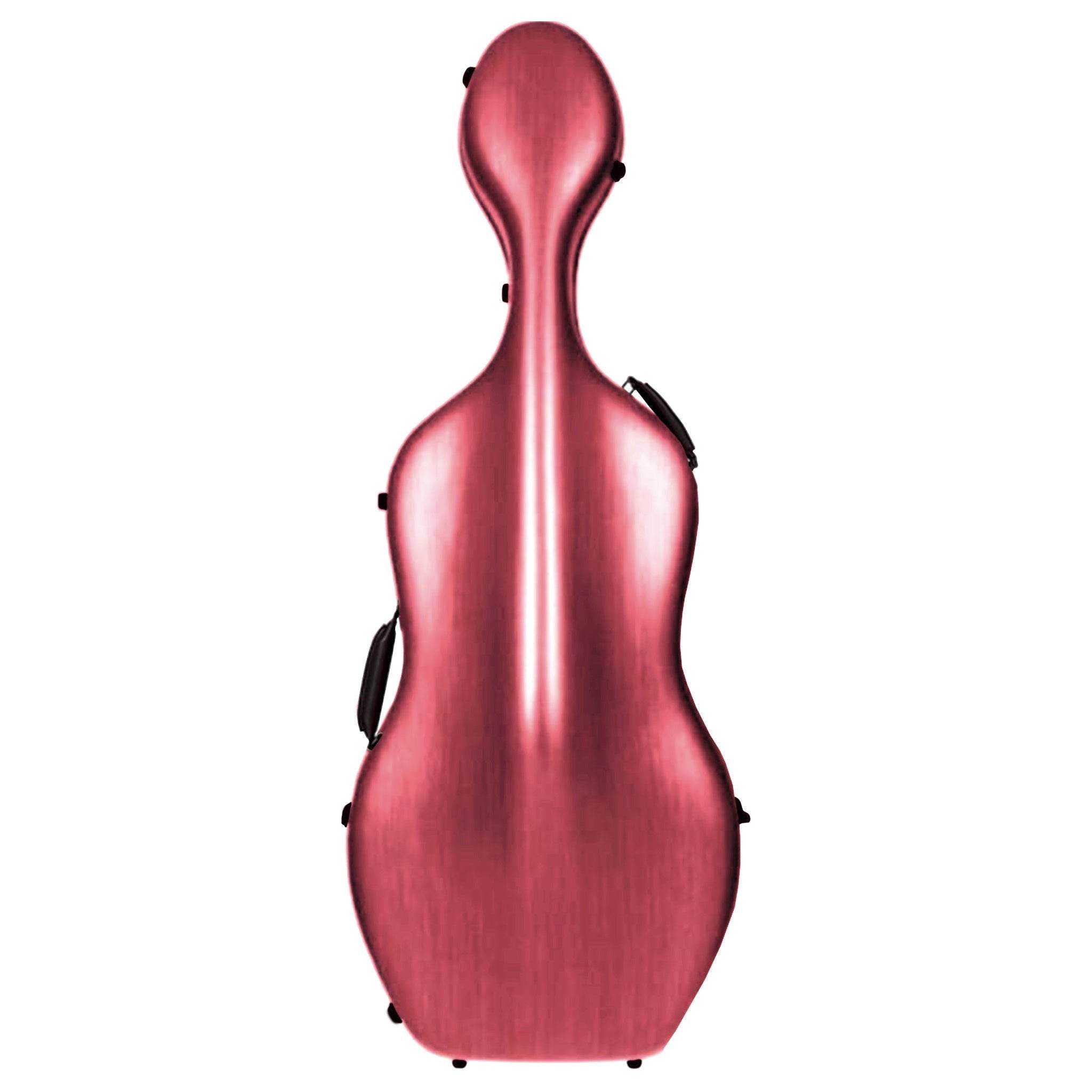 MAPLE LEAF CC8003R 4/4 Vector Cello Case w/ Wheels (Rose) Ray's