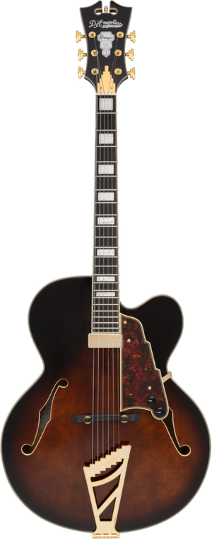 D' ANGELICO DAPEXL1GBRBGT Premier EXL 1 Archtop Single Cutaway Hollow Body Guitar (Brown Burst)