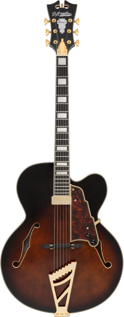 D' ANGELICO DAPEXL1GBRBGT Premier EXL 1 Archtop Single Cutaway Hollow Body Guitar (Brown Burst)