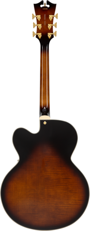 D' ANGELICO DAPEXL1GBRBGT Premier EXL 1 Archtop Single Cutaway Hollow Body Guitar (Brown Burst)