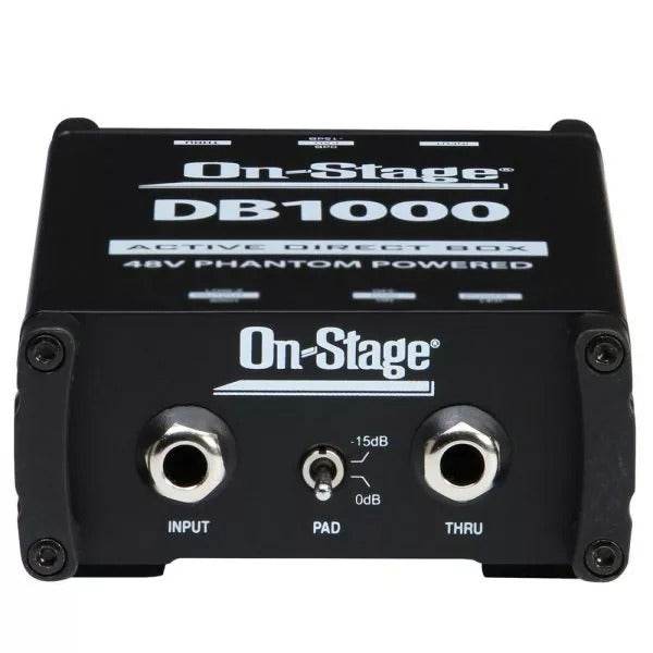 ON STAGE DB1000 Active DI Box - Ray's Midbell Music