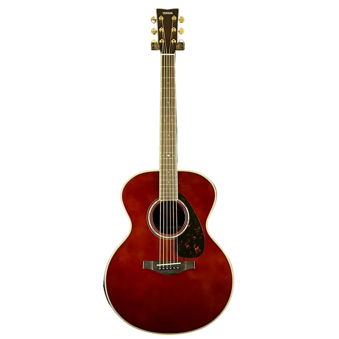 YAMAHA LJ6RDTHB AIMM Exclusive Grand Auditorium A/E Guitar, Solid Engelmann Spruce Top, A.R.E. Rosewood B&S, Dark Tint, Hard Bag Included