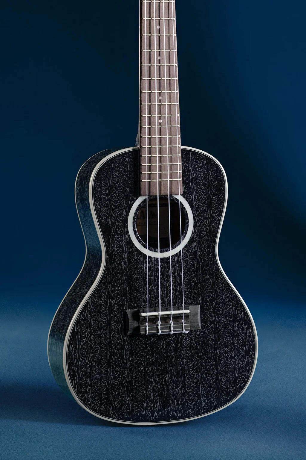 KALA KASDHCWBAG All Solid Salt & Pepper Doghair Mahogany Concert Uke w/ Bag