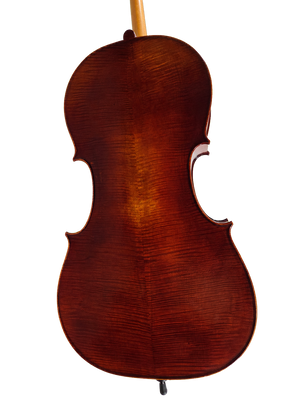 Cedar Music EACLO44OFTC1 4/4 Cello with European Wood, French Bridge, Copper Wrapped Carbon Fiber Bow, Hardshell Case