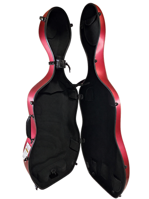 Cedar Music EACLO44OFTC1 4/4 Cello with European Wood, French Bridge, Copper Wrapped Carbon Fiber Bow, Hardshell Case