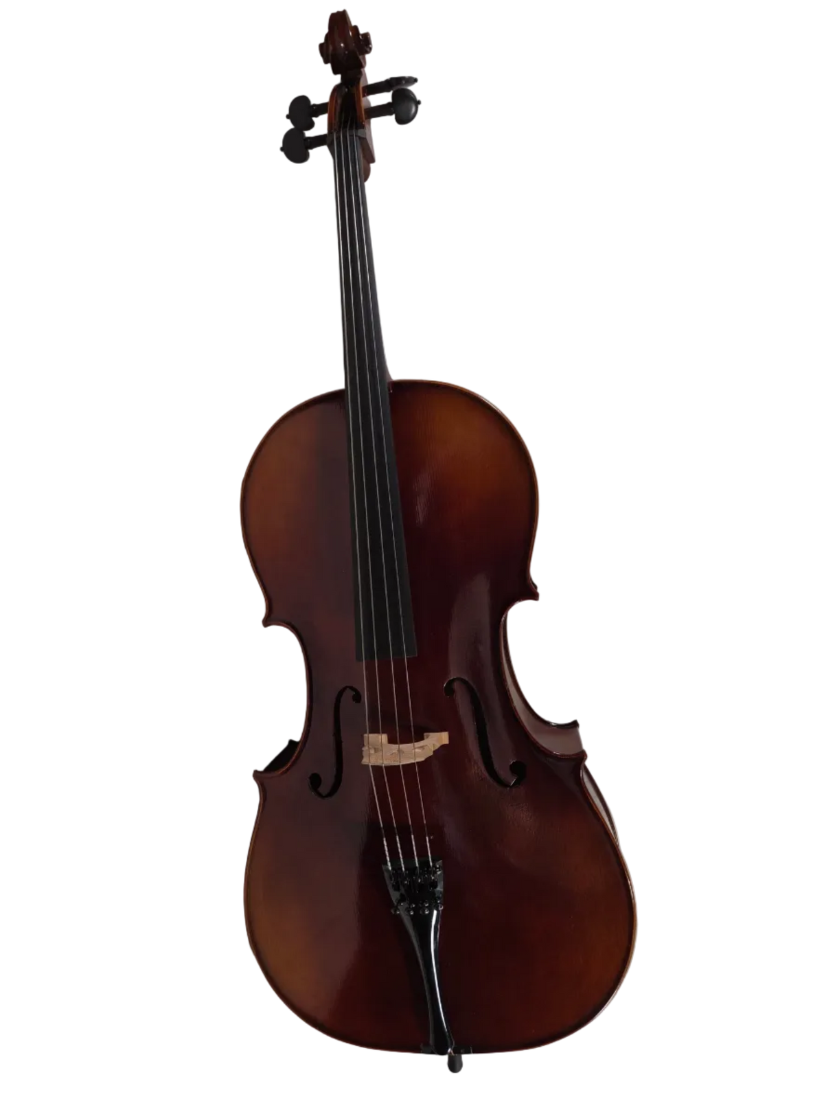 Cedar Music EACLO44OFTC1 4/4 Cello with European Wood, French Bridge, Copper Wrapped Carbon Fiber Bow, Hardshell Case