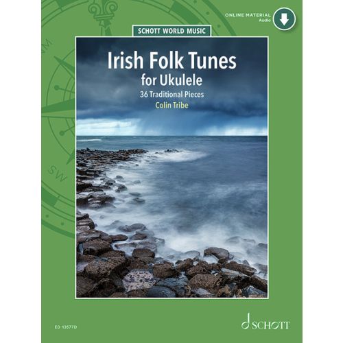 Schott 49046867 Irish Folk Tunes for Ukulele - 36 Traditional Pieces for Ukulele Book with Audio Online