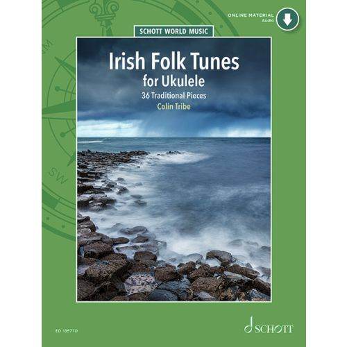 Schott 49046867 Irish Folk Tunes for Ukulele - 36 Traditional Pieces for Ukulele Book with Audio Online - Ray's Midbell Music