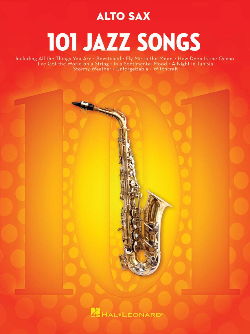 HAL LEONARD 00146366 101 Jazz Songs for Alto Sax - Ray's Midbell Music