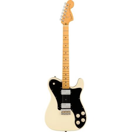 FENDER  0113962705 American Professional II Series Telecaster Deluxe Electric Guitar ( Olympic White )