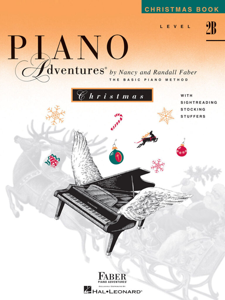 FABER 00420208 Level 2B - Christmas Book - Piano Adventures