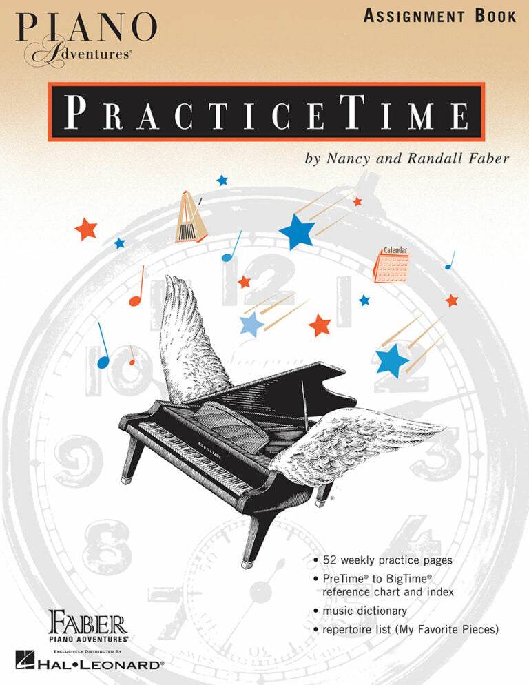 FJH PUBLISHER 00420217 Piano Adventures PracticeTime Assignment Book - Ray's Midbell Music