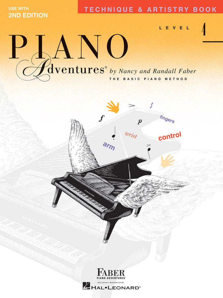 FJH PUBLISHER 00420339 Piano Adventures Level 4 - Technique & Artistry Book - Ray's Midbell Music