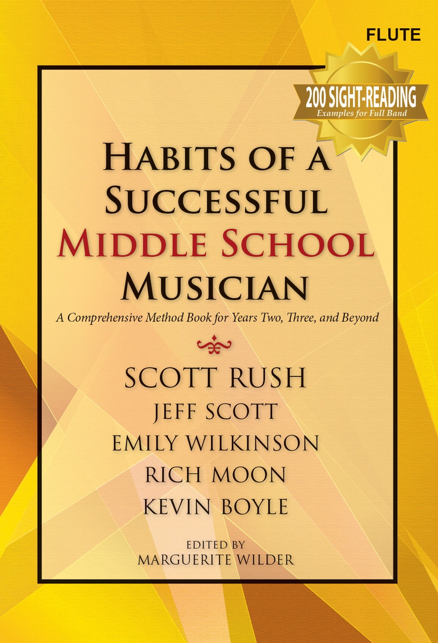 GIA PUBLISHER G9142 Habits of a Successful Middle School Musician, Flute