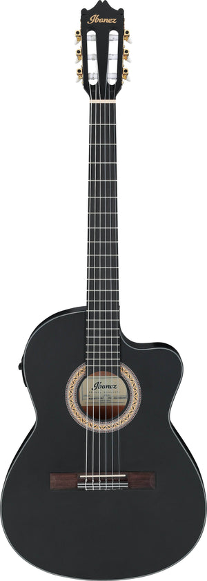 Ibanez GA5MHTCEWK Single Cut Classical A/E Guitar (Weathered Black) - Ray's Midbell Music