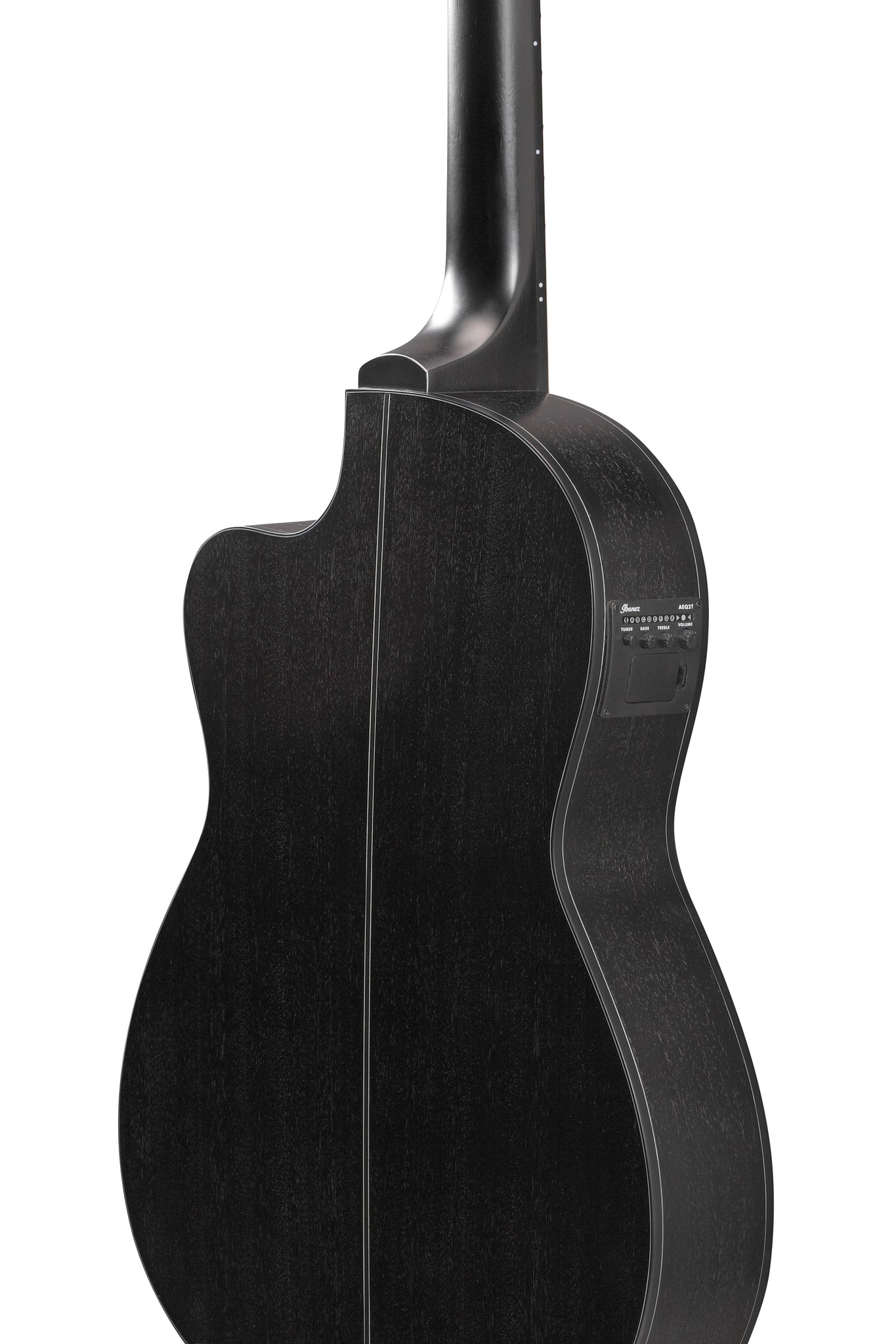 Ibanez GA5MHTCEWK Single Cut Classical A/E Guitar (Weathered Black)