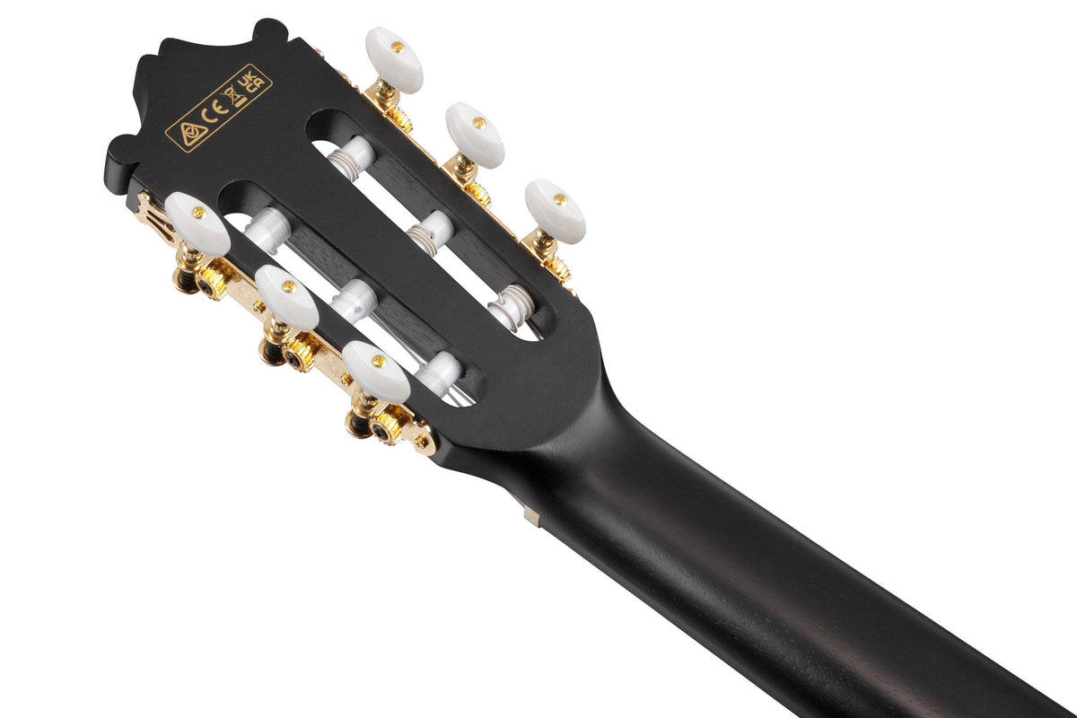 Ibanez GA5MHTCEWK Single Cut Classical A/E Guitar (Weathered Black) - Ray's Midbell Music