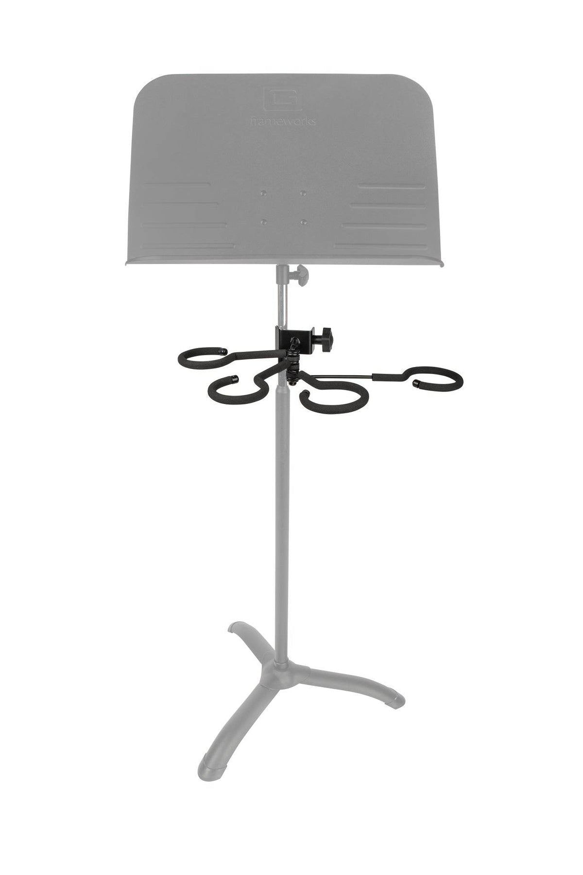 GATOR CASES GFWBNOMUTEREST4 Stand-Clamping Rest for 4 Horn Mutes - Ray's Midbell Music