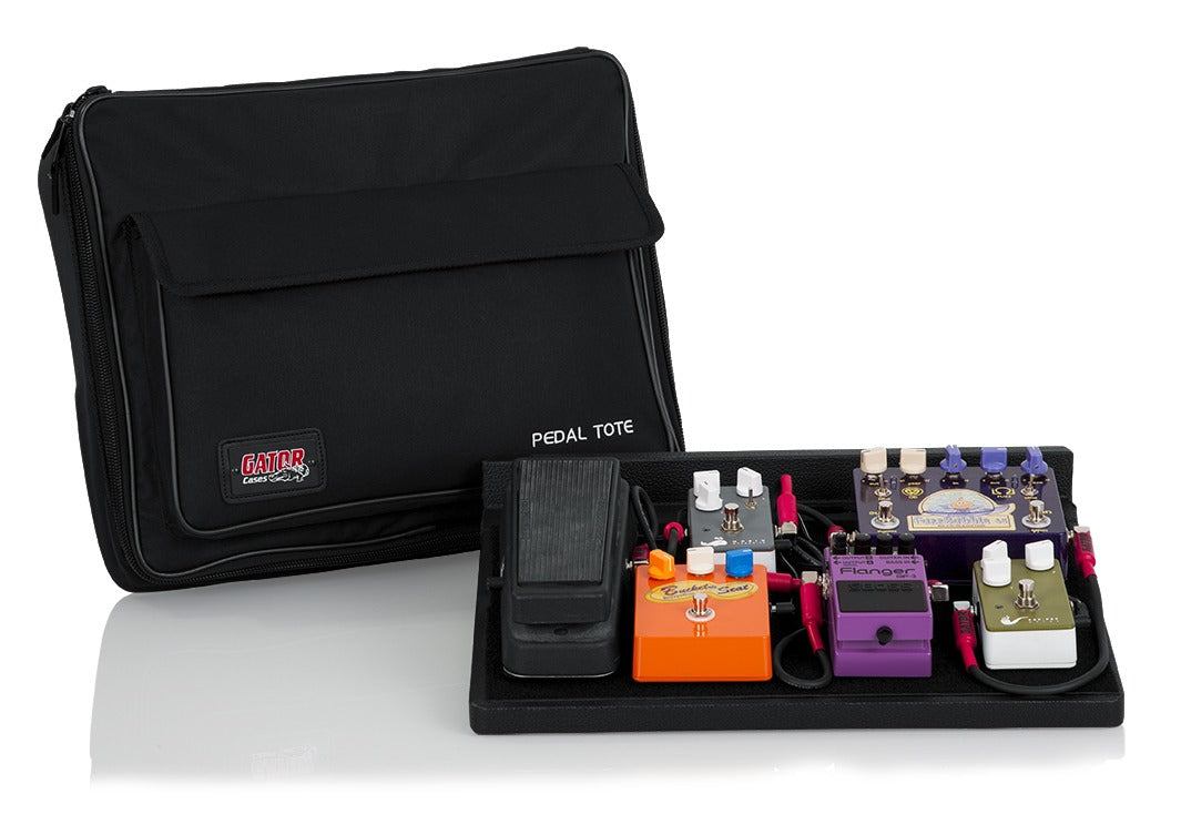 GATOR CASES GPTBLACK Wood Pedal Board w/ Black Nylon Carry Bag