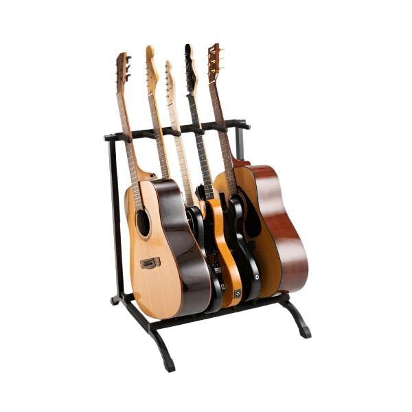 ON STAGE GS7561 5-space Foldable Multi Guitar Rack - Ray's Midbell Music