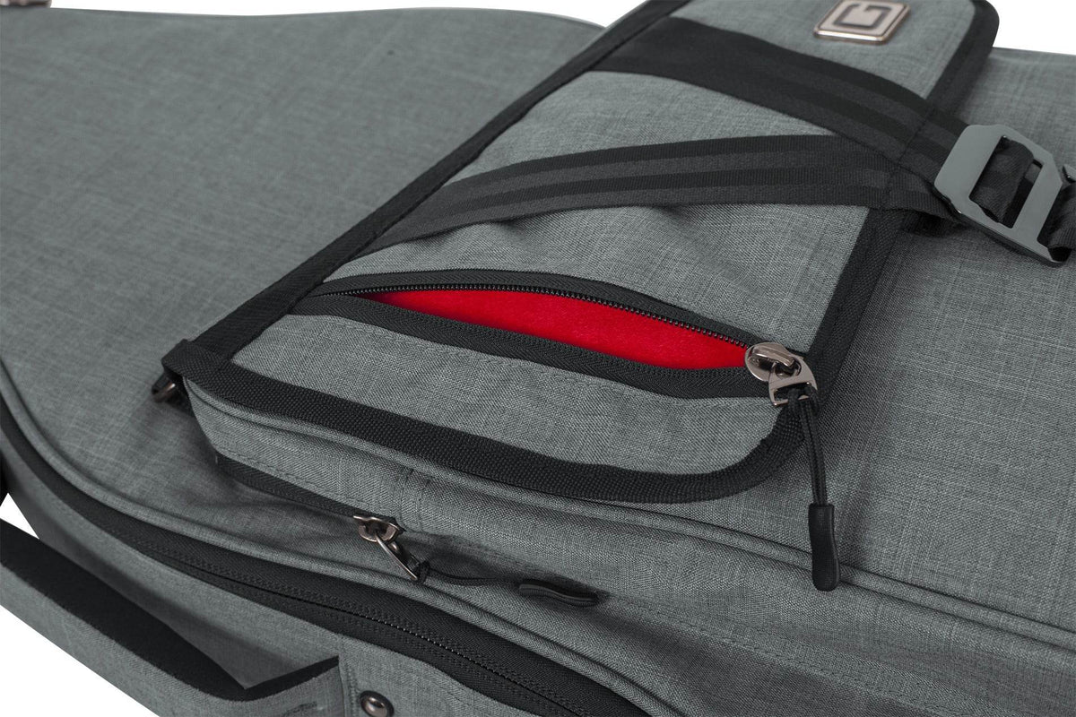 GATOR CASES GTELECTRICGRY Transit Series Electric Guitar Gig Bag (Grey) - Ray's Midbell Music