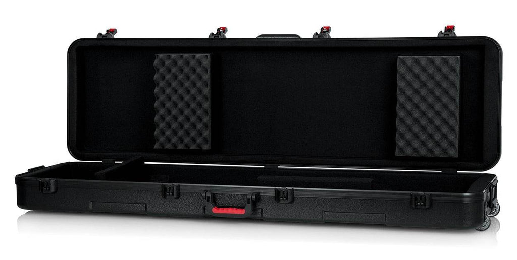 GATOR CASES GTSAKEY88SLXL TSA Series ATA Molded Keyboard Case w/ Wheels for Slim Extra Long 88-note Keyboards - Ray's Midbell Music