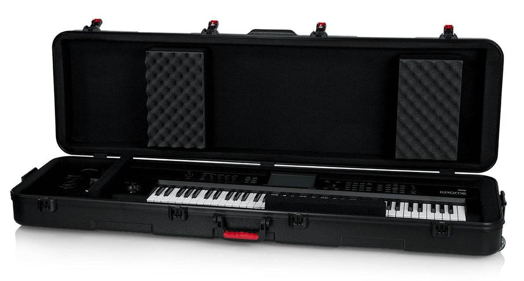 GATOR CASES GTSAKEY88SLXL TSA Series ATA Molded Keyboard Case w/ Wheels for Slim Extra Long 88-note Keyboards - Ray's Midbell Music