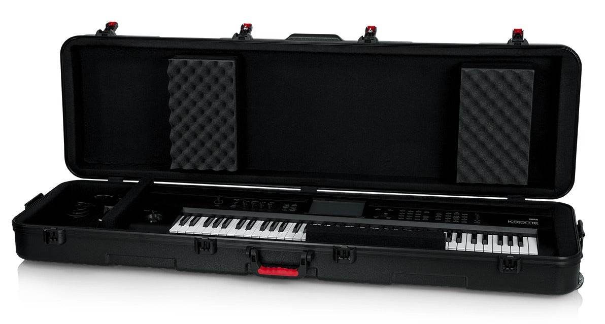 GATOR CASES GTSAKEY88SLXL TSA Series ATA Molded Keyboard Case w/ Wheels for Slim Extra Long 88-note Keyboards - Ray's Midbell Music