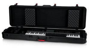 GATOR CASES GTSAKEY88SLXL TSA Series ATA Molded Keyboard Case w/ Wheels for Slim Extra Long 88-note Keyboards - Ray's Midbell Music