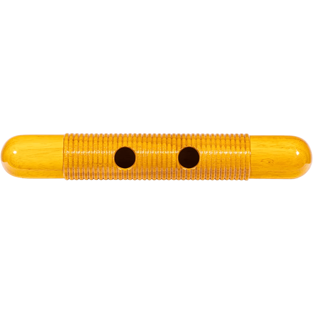 MEINL PERCUSSN GU1AM Wood Güiro, Amber - Ray's Midbell Music