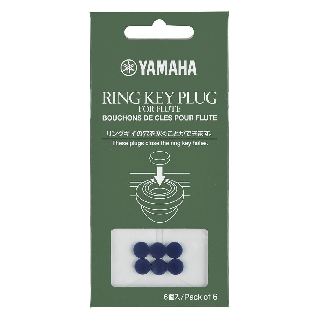 YAMAHA YACFLRKP Flute Ring Key Plug, Pack of 6