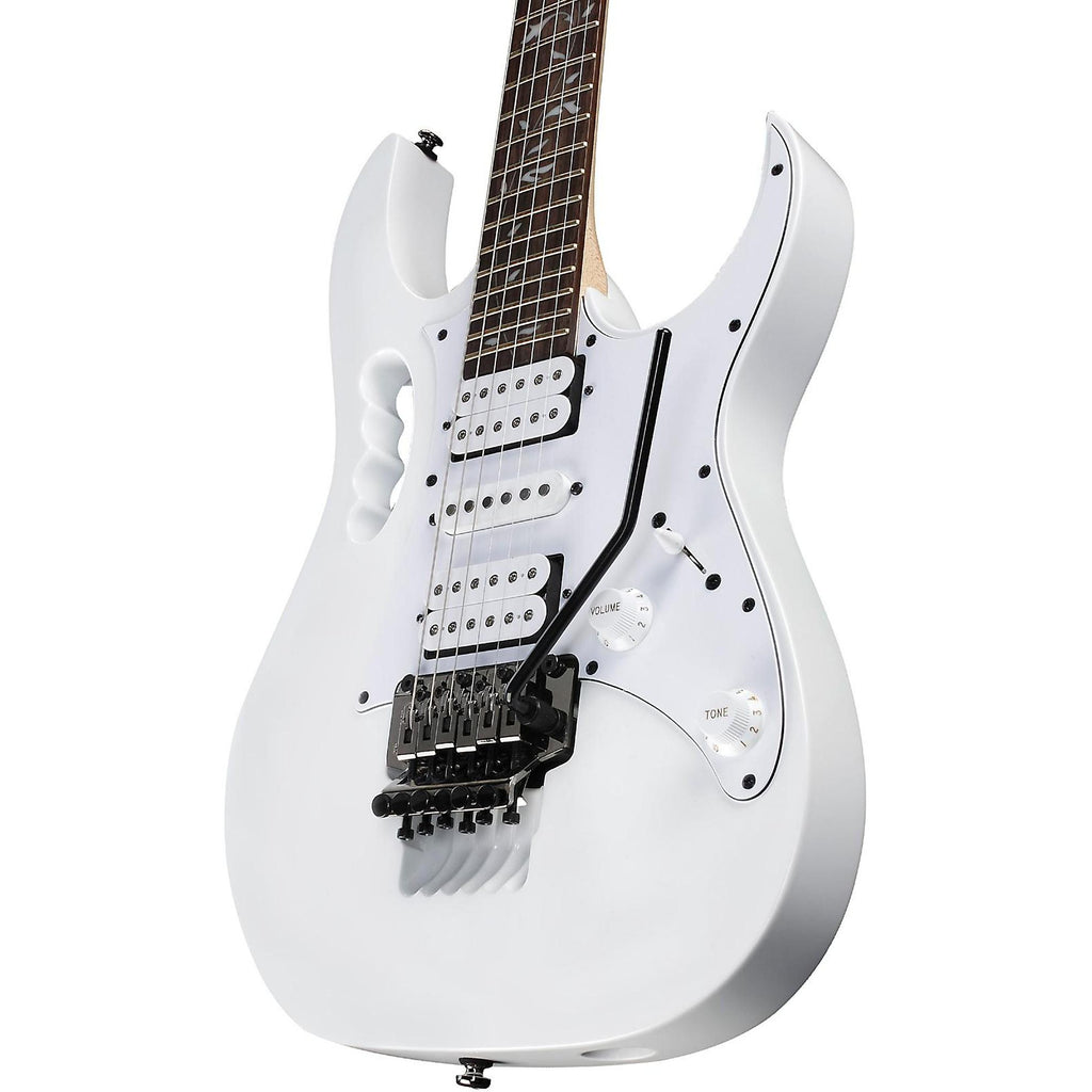 Ibanez JEMJRWH Steve Vai Signature Double Cut Electric Guitar (White)