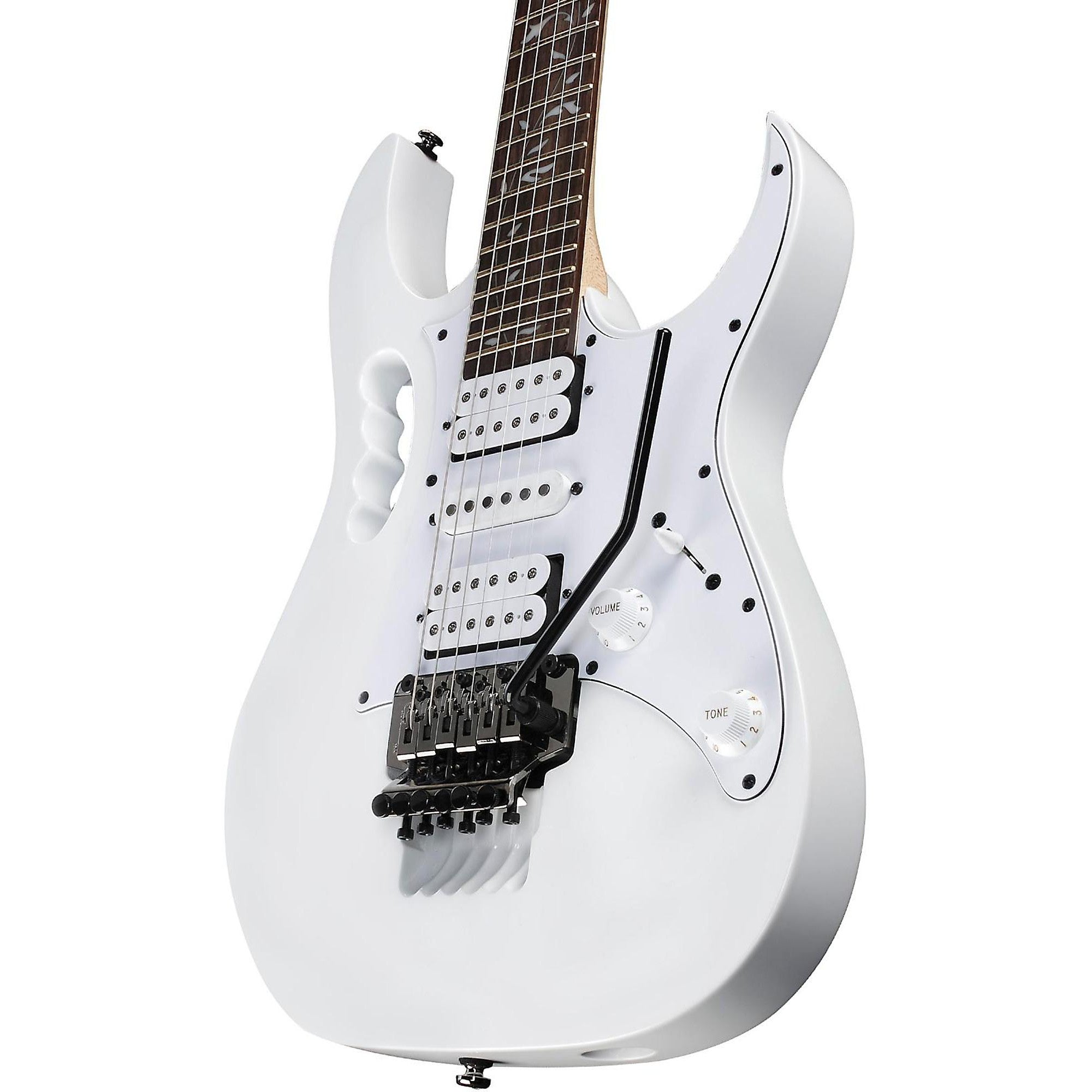 Ibanez JEMJRWH Steve Vai Signature Double Cut Electric Guitar (White)