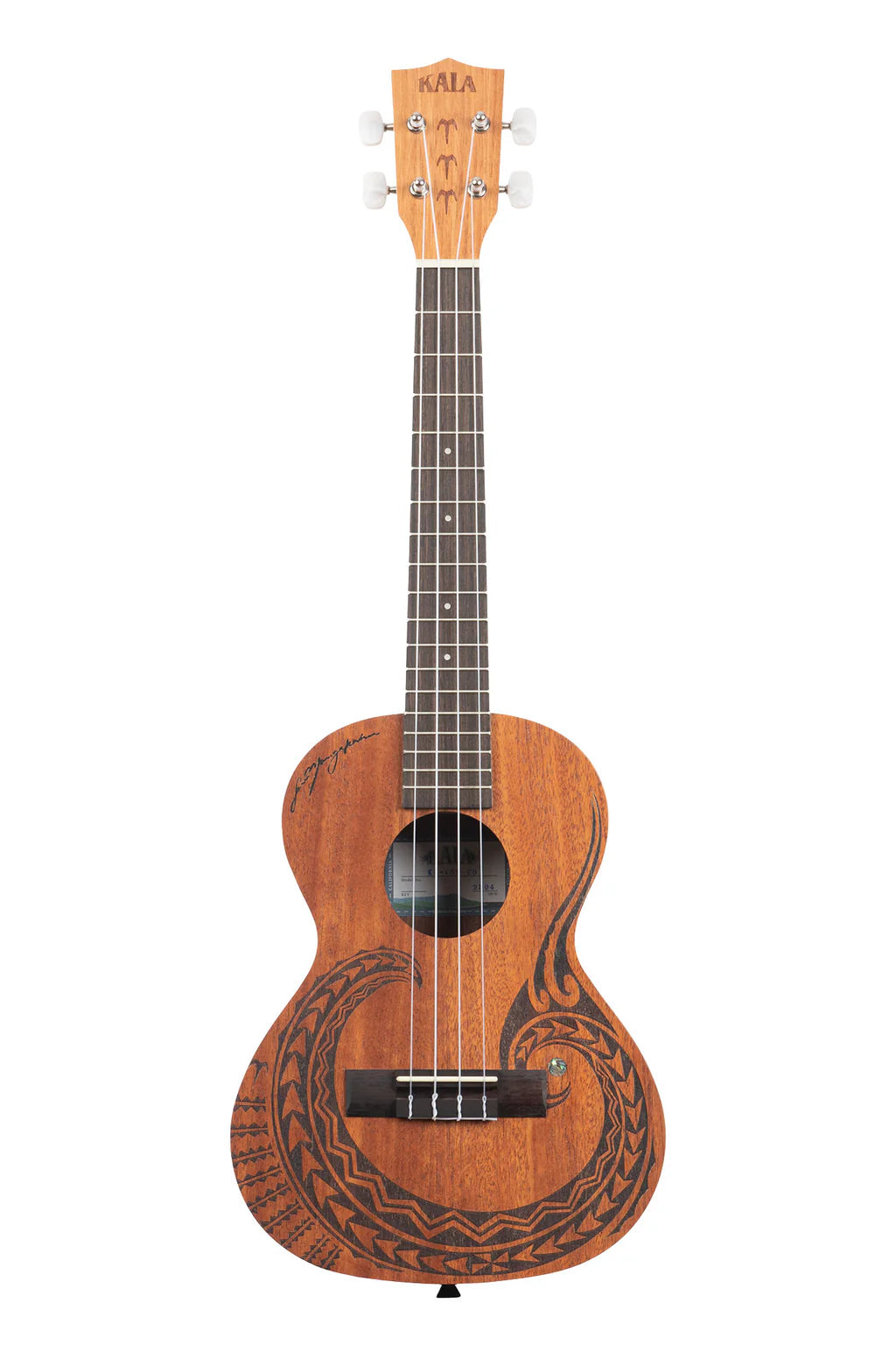 KALA KACOURAGETWBAG Tenor Courage Mahogany Ukulele w/ Bag