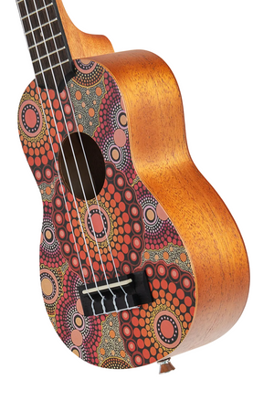 KALA KA-DS-CM-SC-S_W/BAG Desert Storylines Chantelle Muladad Soprano Ukulele w/ Bag