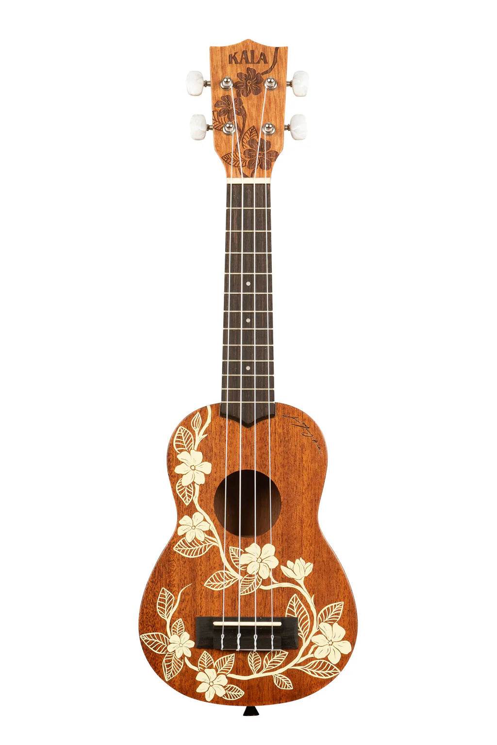 KALA KAGARDENIASWBAG Soprano Gardenia Mahogany Ukulele w/ Bag - Ray's Midbell Music