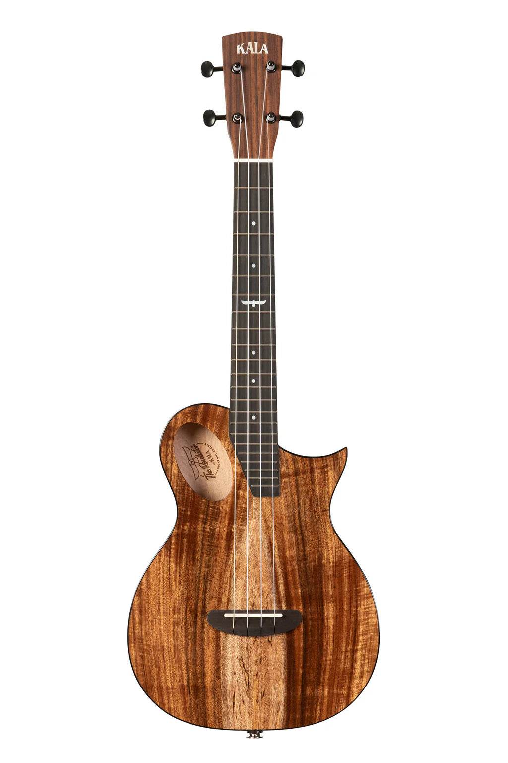 KALA KAOWLACATEWBAG Revelator Night Owl Acacia Tenor Ukulele - Ray's Midbell Music