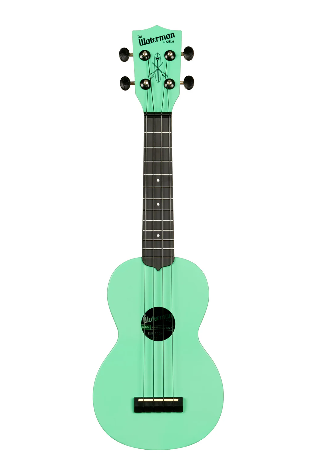 KALA KA-R-WMS-GN-S Sea Foam Green Soprano Recycled Waterman Ukulele