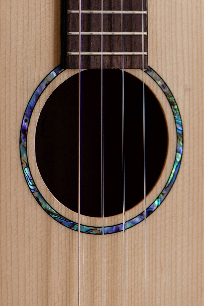 Kala KA20THSQSTWBAG 20th Anniversary Solid Spruce Top Quilted Sapele Tenor Ukulele with Bag