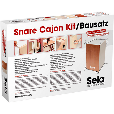 Sela SE001 Cajon Kit w/ Learn-To-Play Method Book