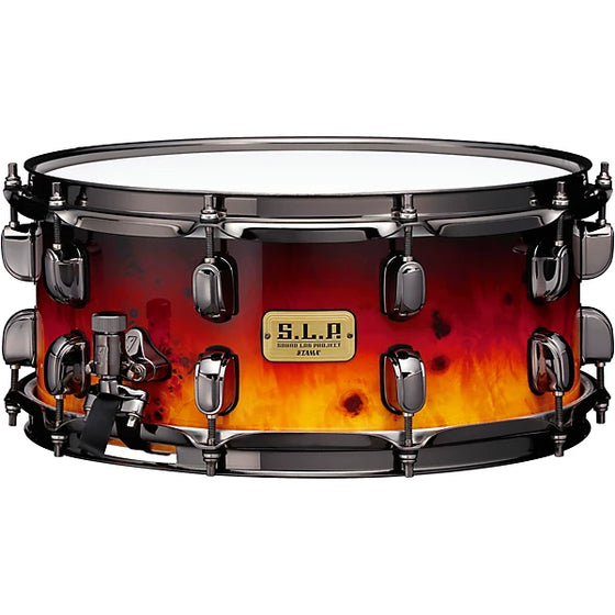 TAMA LGK146ASF 14"x6" S.L.P. G-KAPUR Snare Drum (Amber Sunset Fade)