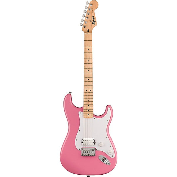 Fender 0373302555 Squier Sonic Series Stratocaster HT H Electric Guitar (Flash Pink)