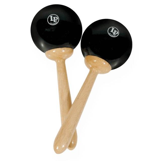 LP LP389 Fiber Maracas, Black - Ray's Midbell Music
